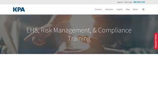 
                            6. EHS Risk Management & Regulatory Compliance Training | KPA