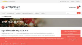 
                            5. Eigen keuze kerstpakketten | Kerstpakket Online