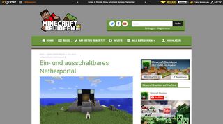 
                            4. ᐅ Ein- und ausschaltbares Netherportal in Minecraft bauen - minecraft ...