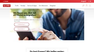 
                            6. Einfach online Deine SIM Karte aktivieren | AY YILDIZ