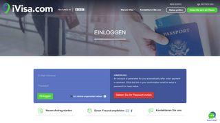 
                            7. Einloggen - de.ivisa.com