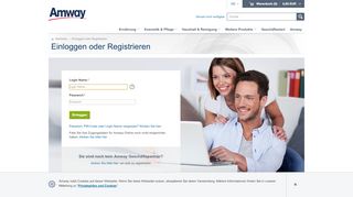 
                            11. Einloggen oder Registrieren | Amway