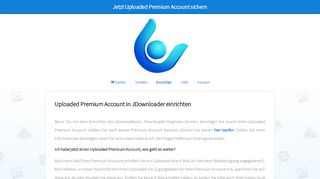 
                            1. Einrichten | uploadedpremium.de