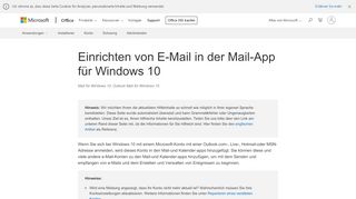 
                            10. Einrichten von E-Mail in der Mail-App für Windows …