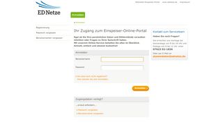 
                            3. Einspeiser-Portal - ED Netze GmbH