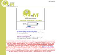 
                            3. eIVF Patient Portal - Login