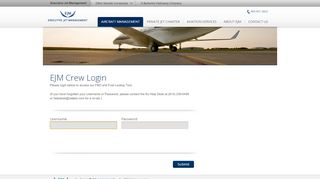 
                            5. EJM Crew Login - Executive Jet Management