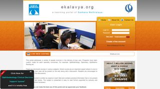 
                            8. Ekalavya: e-learning Portal