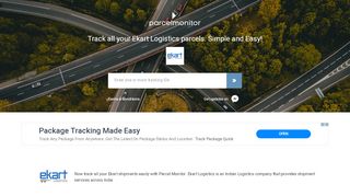 
                            9. EKART LOGISTICS TRACKING | Parcel Perform - Parcel Monitor