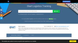 
                            6. Ekart Logistics Tracking - Track & Trace Your …