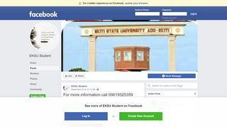 
                            7. EKSU Student - Posts | Facebook