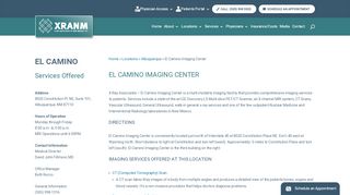 
                            8. El Camino Imaging Center - Albuquerque - XRANM