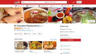 
                            2. El Toreador Restaurant - Order Food Online - 500 Photos & 872 ...