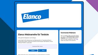 
                            3. Elanco Webinarreihe für Tierärzte - reg.ubivent.com