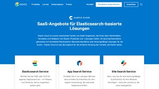 
                            3. Elastic Cloud: SaaS-Angebote für Elasticsearch-basierte ...