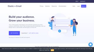 
                            2. Elastic Email: Build your audience. Grow your business.