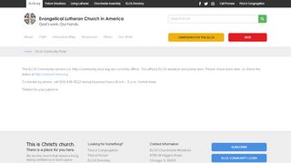 
                            2. ELCA Community Portal - Evangelical Lutheran Church in America