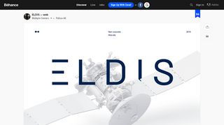 
                            6. ELDIS — web on Behance