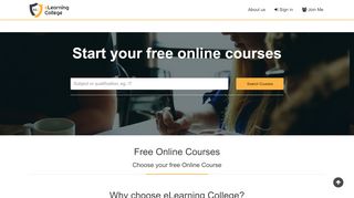 
                            4. eLearning College - Free online courses with certificates - eLearning