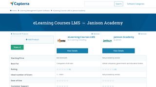 
                            5. eLearning Courses LMS vs Janison Academy - 2019 Feature and ...