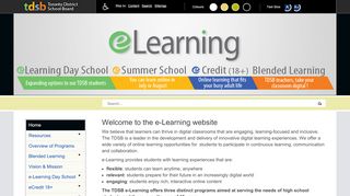 
                            8. eLearning - schoolweb.tdsb.on.ca