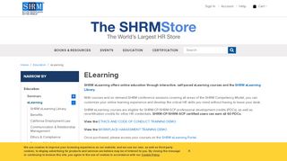 
                            2. eLearning - store.shrm.org