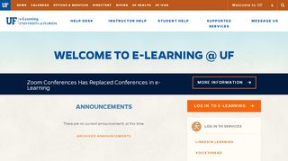 
                            7. eLearning - University of Florida