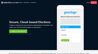 
                            3. Election Runner: Build a Secure Online Election for Free