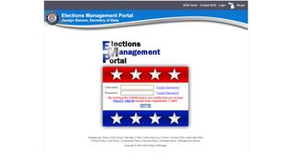 
                            7. Elections Management Portal - State of Michigan