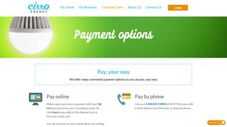 
                            2. Electricity Bill Payment Options - Pay My Bill | Cirro Energy
