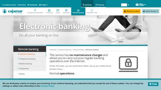
                            1. Electronic banking. Do all your banking on line - Cajamar ...