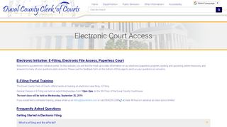 
                            1. Electronic Court Access - Duval County Clerk of Courts