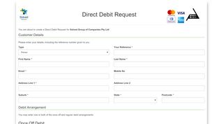 
                            8. Electronic Direct Debit Request - Ezidebit