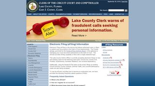
                            7. Electronic Filing - Lake County Clerk of Court