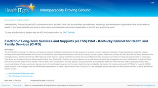 
                            7. Electronic Long-Term Services and Supports (eLTSS) Pilot - Kentucky ...