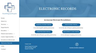 
                            8. Electronic Records - Russell Regional Hospital | Russell, KS