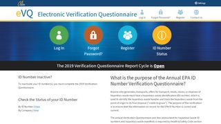 
                            4. Electronic Verification Questionnaire (eVQ) System