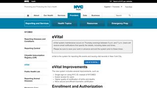 
                            1. Electronic Vital Events Registration System (EVERS) - NYC.gov