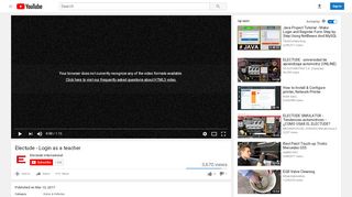 
                            6. Electude - Login as a teacher - YouTube