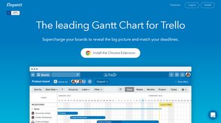 
                            2. Elegantt : Awesome Gantt charts for Trello