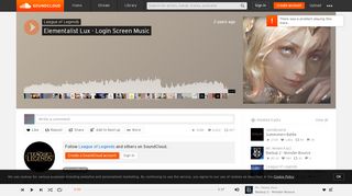 
                            3. Elementalist Lux - Login Screen Music - SoundCloud