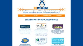 
                            4. Elementary - NCWiseOwl