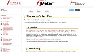 
                            8. Elements of a Test Plan - Apache JMeter - User's Manual