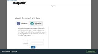 
                            7. Elevate Login | Voyant Server