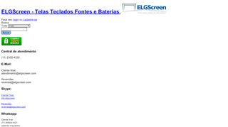 
                            6. ELGScreen - Tela, Teclado, Fonte e Bateria para Notebook ...