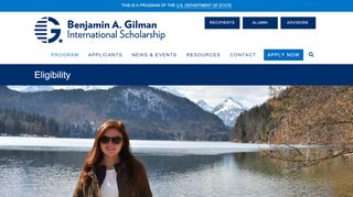 
                            3. Eligibility - Benjamin A. Gilman International Scholarship