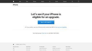 
                            9. Eligibility Sign-in Choice - Apple (UK)