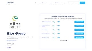 
                            9. Elior Group - Email Address Format & Contact Phone Number - Lusha