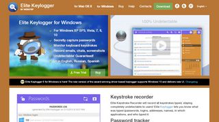 
                            9. Elite Keylogger: Invisible Keystroke Recorder Software ...