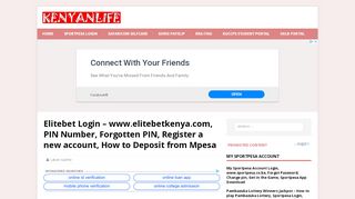 
                            7. Elitebet Login - www.elitebetkenya.com Account, …